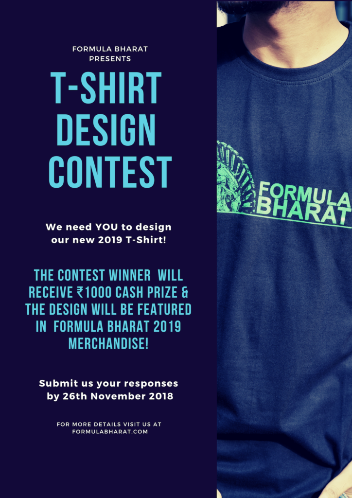 T-Shirt Design Contest – Formula Bharat