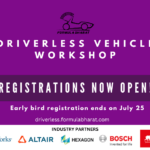 Driverless Vehicle Workshop Registrations Now Open!